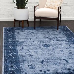 Vista Alegre Blue Patterned Rug
